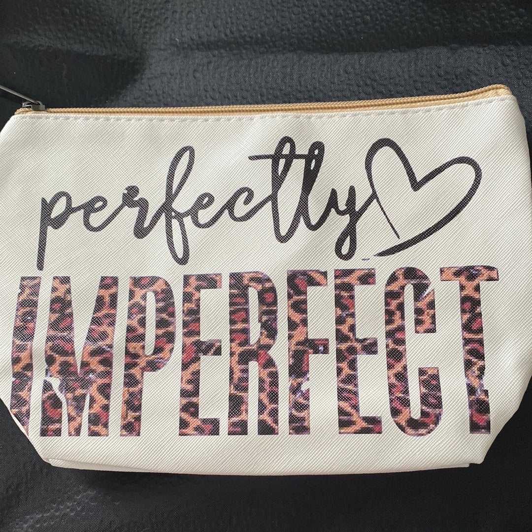 PERFECTLY IMPERFECT MAKEUP BAG