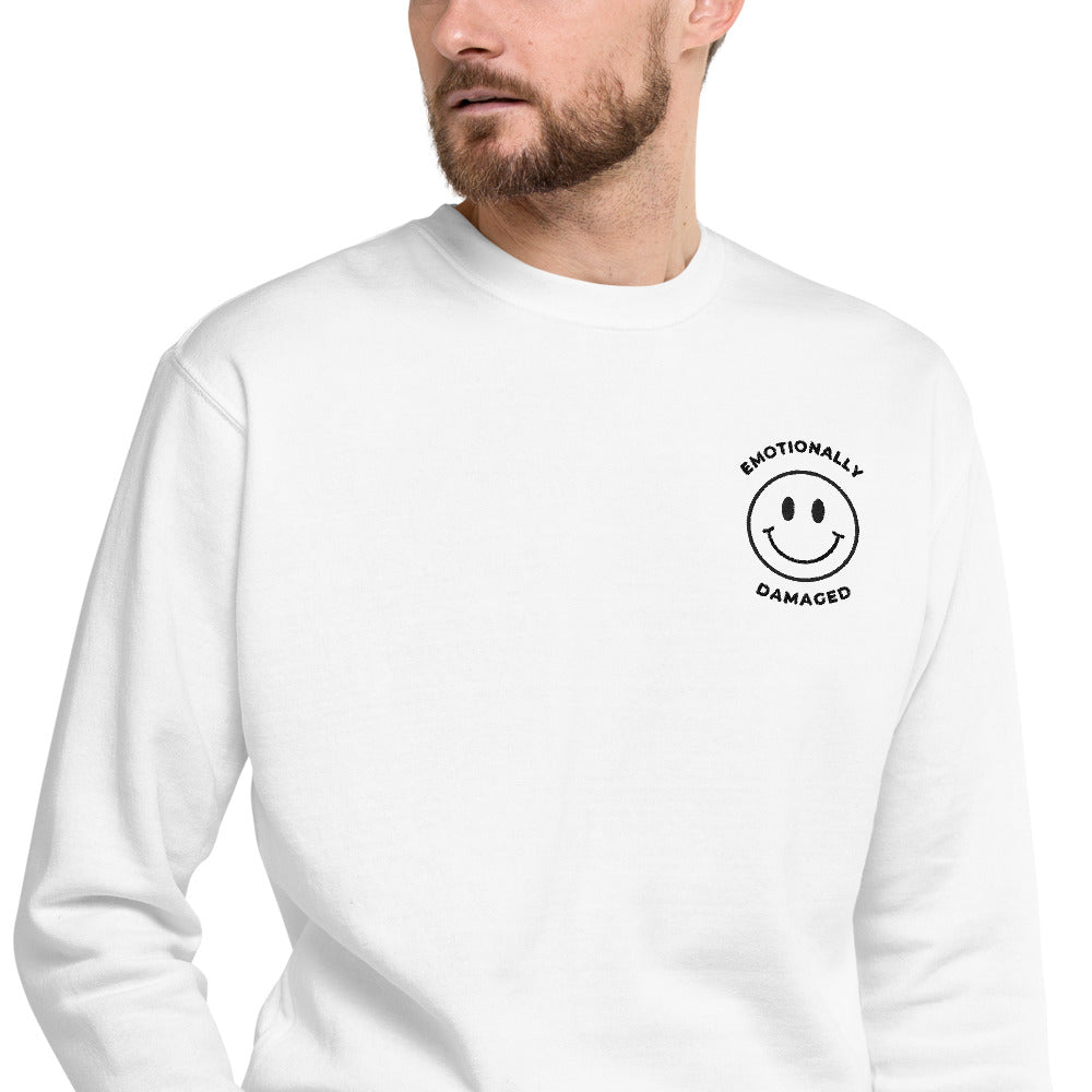 Emotionally Damaged Unisex Premium Sweatshirt